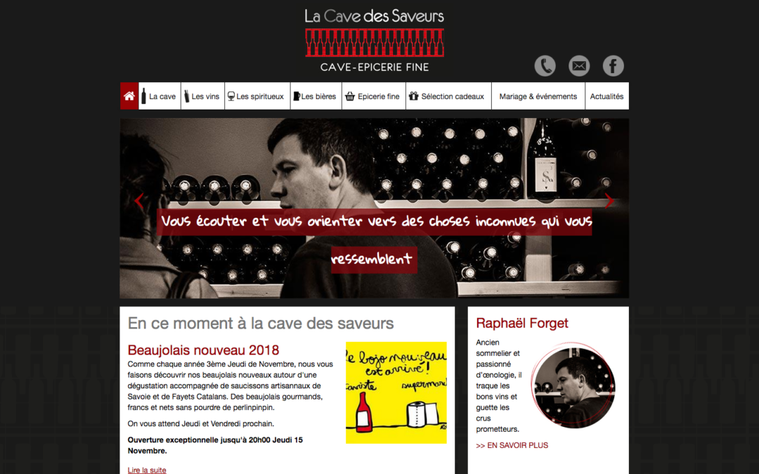 La cave des saveurs : rédaction web